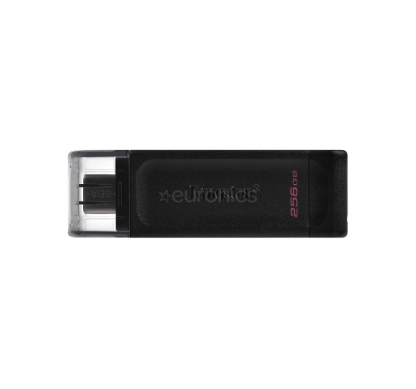 Kingston DataTraveler 70, USB-C, 256 GB, melna - USB zibatmiņa