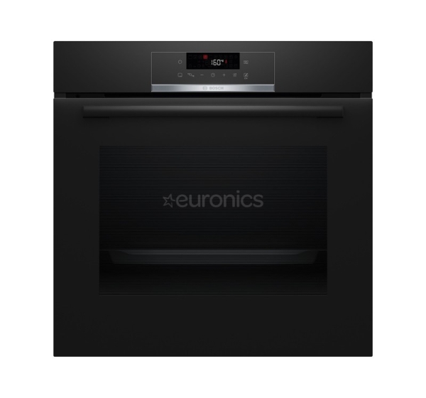Bosch, 71 L, pyrolytic cleaning, black - Built-in oven