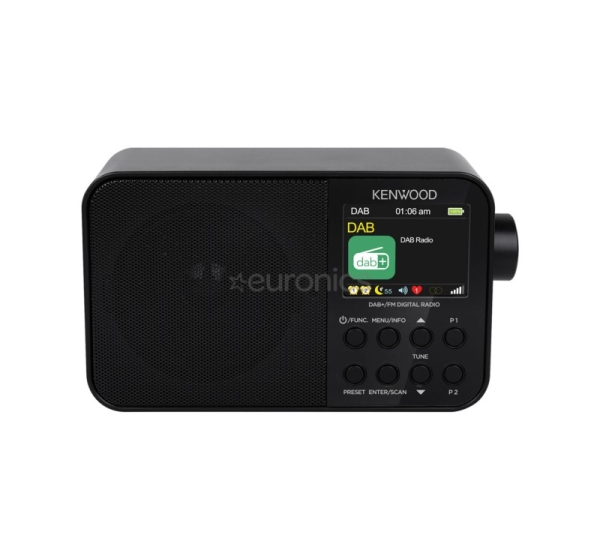 Kenwood Portable DAB+ Radio CR-M30DAB, melna - Radio