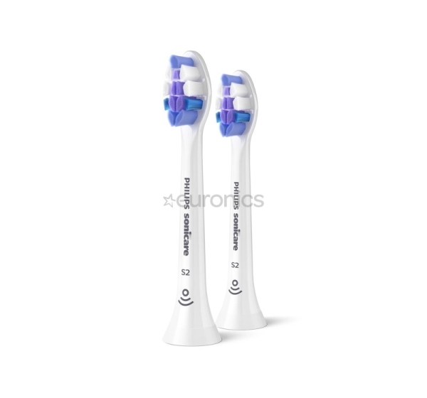 Philips Sonicare S2 Sensitive, 2 шт., белый - Насадки для зубной щетки