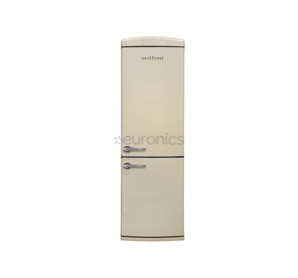 Vestfrost, No Frost, 331 L, height 191 cm, beige - Refrigerator