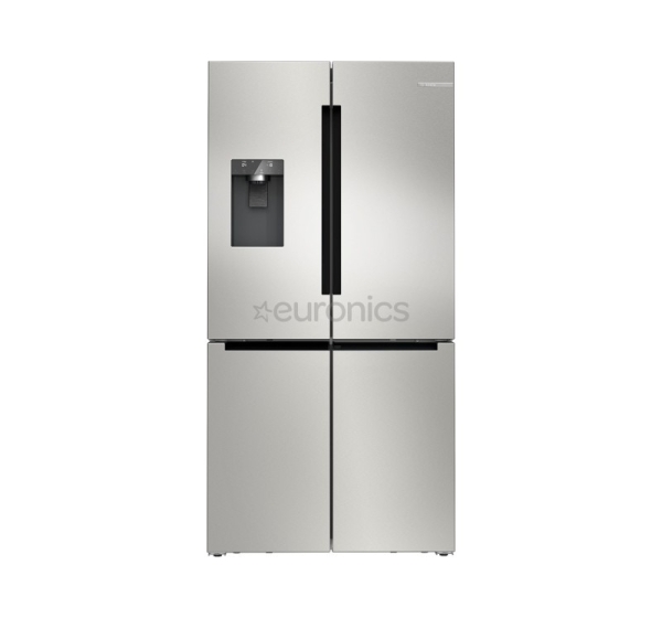 Bosch Series 6, French Door, 574 L, augstums 183 cm, nerūsējošā tērauda - SBS Ledusskapis