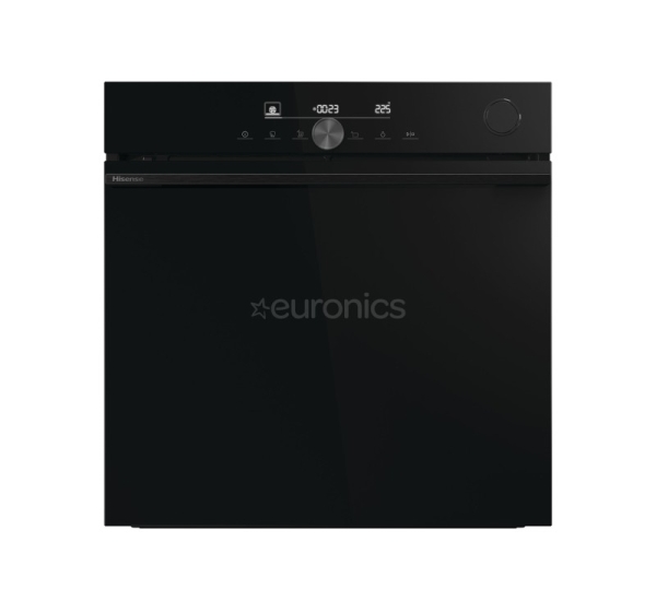 Hisense, 77 L, pyrolytic cleaning, black - Built-in oven