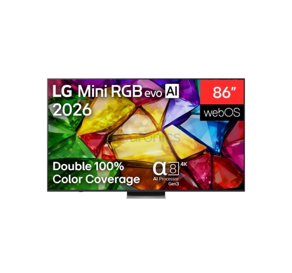 LG Mini RGB evo AI MRGB88, 86'', 4K UHD, Mini RGB, dark gray - TV