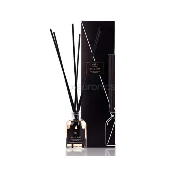 Aromatic89 Gold Mist, classic bottle, 50 ml - Reed diffuser
