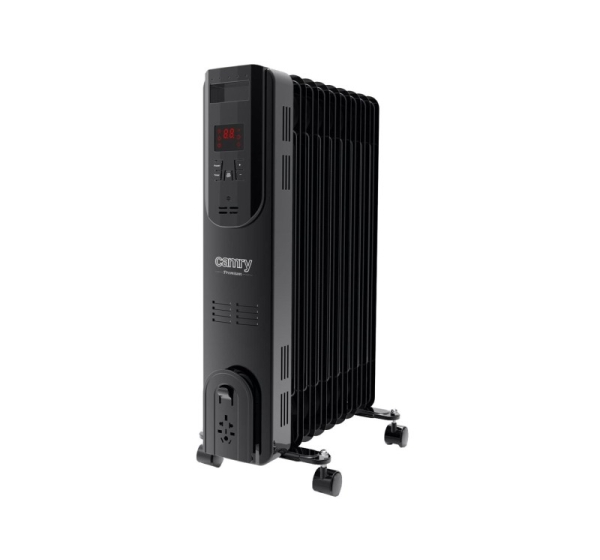 Electric oil heater with remote control CAMRY CR 7810 9 ribs black