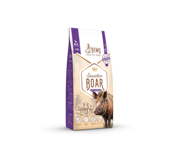 BEMO Sensitive Boar Medium/Large Mono - dry dog food - 3kg