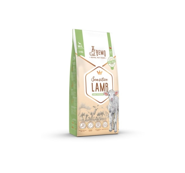BEMO Sensitive Lamb Medium/Large Mono - dry dog food - 3kg