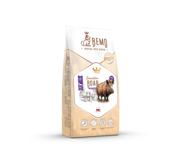 BEMO Sensitive Boar Medium/Large Mono - dry dog food - 15kg
