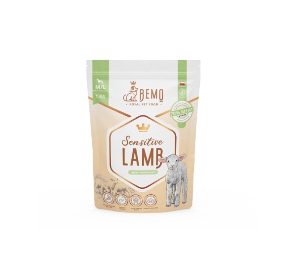 BEMO Sensitive Lamb Medium/Large Mono - dry dog food - 1kg