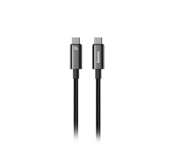 Kabel Baseus Tungsten Gold USB-C to USB-C 480 Mb/s 240 W 1 m Black