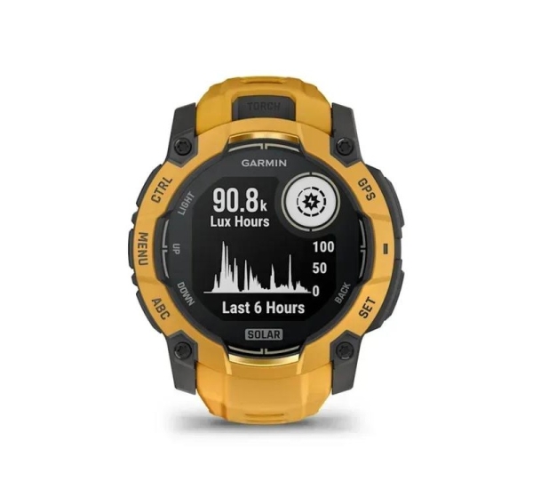 SMARTWATCH INSTINCT 3 SOLAR/SUNBURST 010-02935-02 GARMIN
