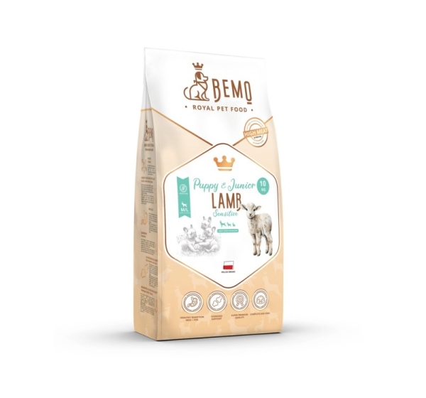 BEMO Sensitive Junior Lamb Medium/Large Mono - dry dog food - 10kg