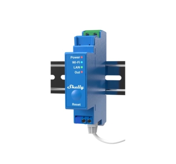 Shelly Pro 1 electrical relay Blue