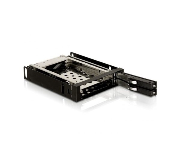 DeLOCK 3.5" Mobile Rack Black