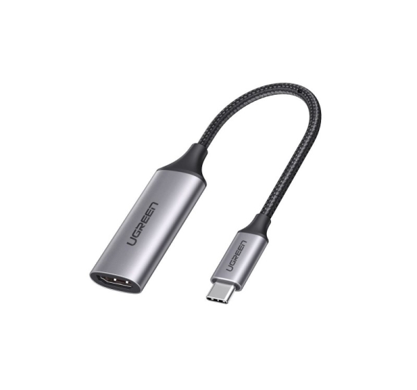 Ugreen 70444 video cable adapter HDMI Type A (Standard) USB Type-C Aluminium, Black