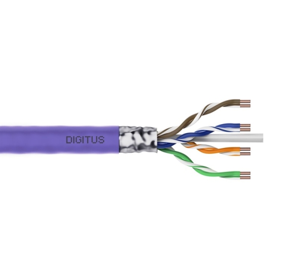 Digitus CAT 6 F/UTP installation cable, 500 m, simplex, Dca