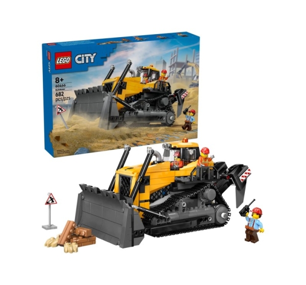 LEGO CITY 60466 Yellow Bulldozer