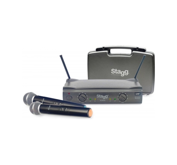 Stagg SUW 50 MM FH EU Wireless UHF system Black