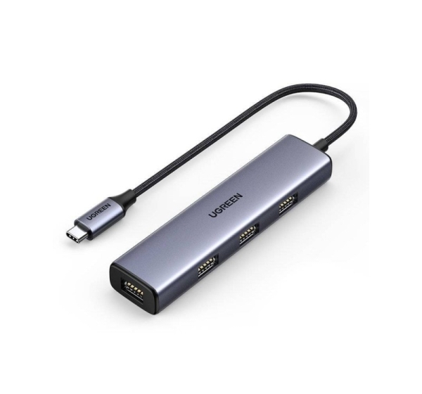 Ugreen USB Type-C HUB - 4× USB 3.2 Gen 1 Silver