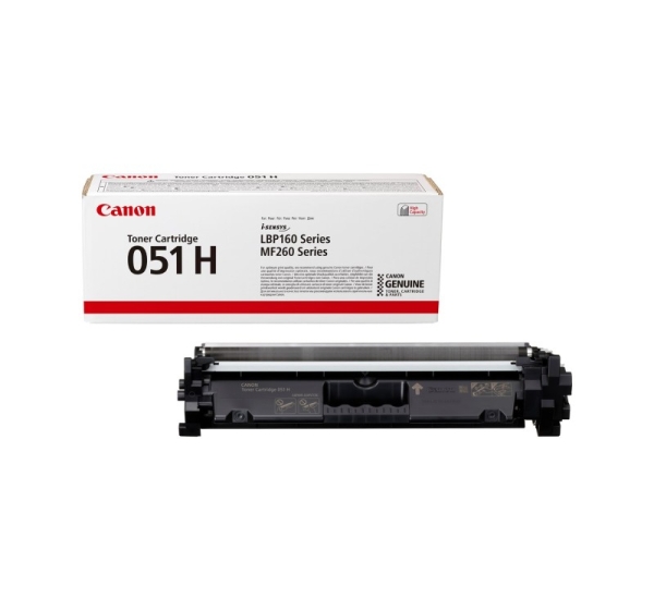 Canon 051H High Yield Toner Cartridge, Black