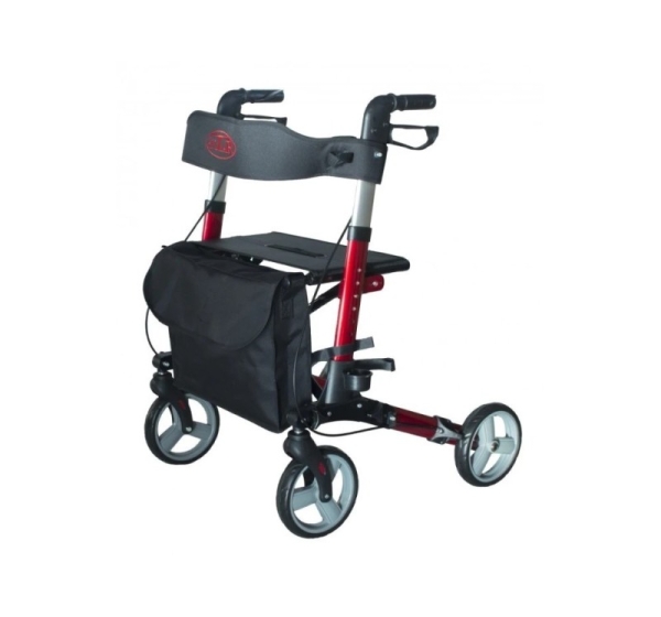 Aluminium four-wheel walker AT51006