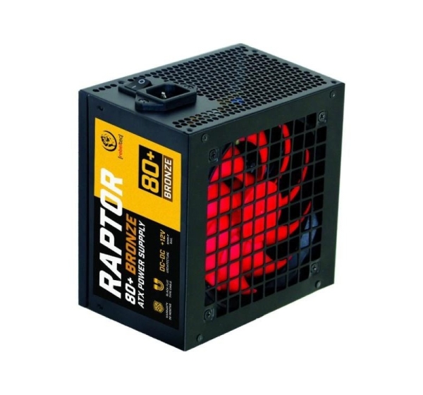 ATX Power Supply Rebeltec RAPTOR 600W, BRONZE 80+, Single Rail, DC-DC