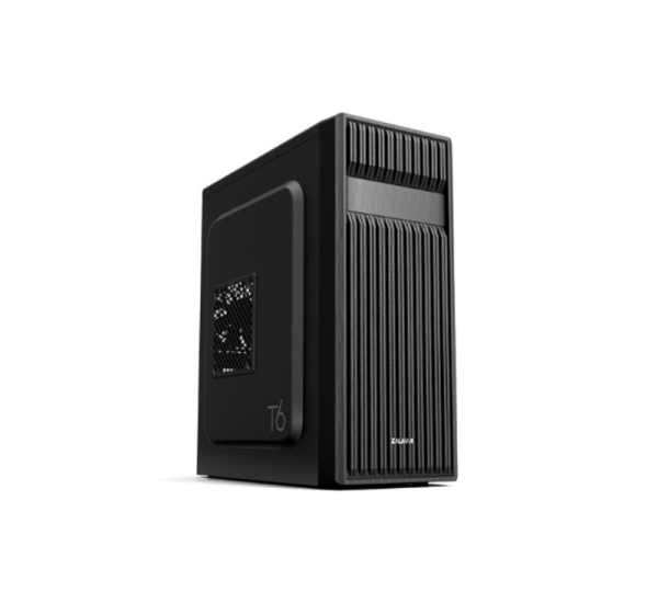 Zalman T6, ATX Mid Tower PC Case, ODD, 1 x 120mm Fan, Black