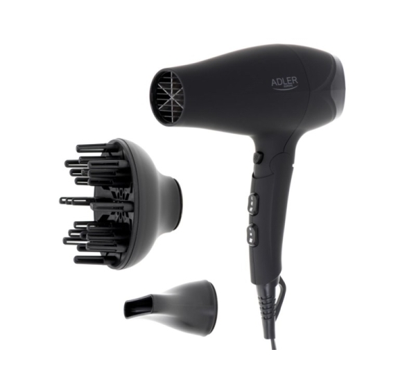 Adler AD 2267 hair dryer Black, 2500 W