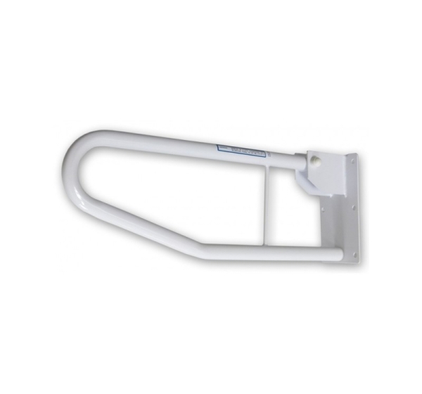 Tiltable bathroom handrail - metal