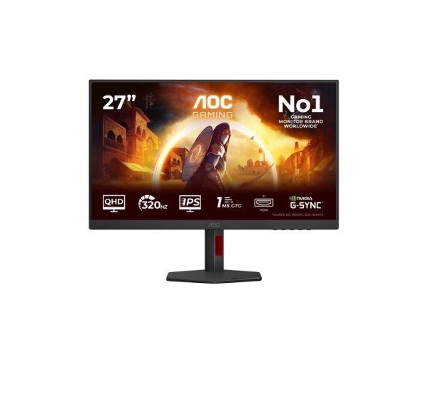 AOC G4 Q27G4SRU computer monitor 68.6 cm (27") 2560 x 1440 pixels Quad HD LED Black, Red