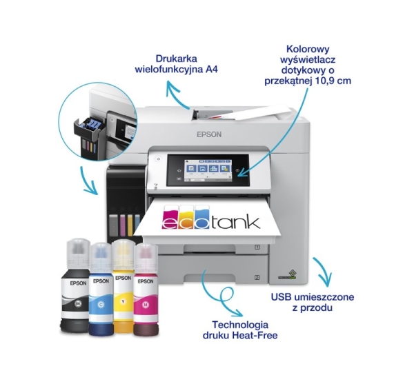 Epson EcoTank L6580 Inkjet A4 4800 x 22400 DPI 32 ppm Wi-Fi