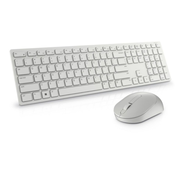 Dell   Keyboard and Mouse KM5221W Pro Wireless, RU, 2.4 GHz, White