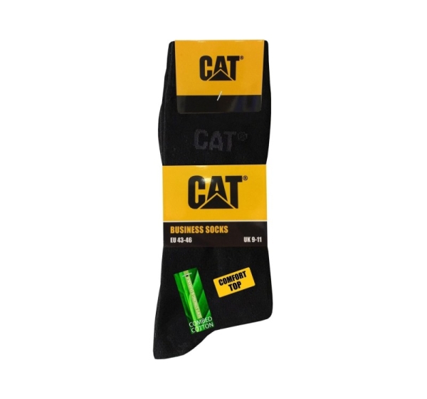 CAT   Men's socks , AV227 black, size 43/46, 5 pairs