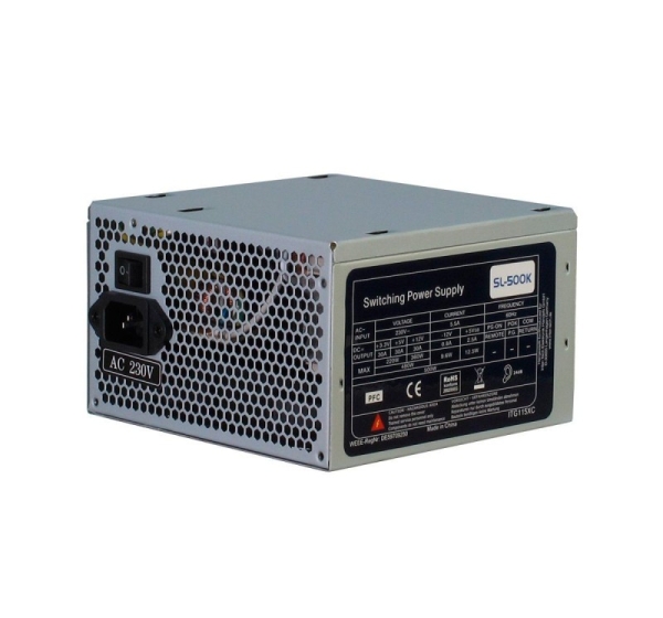 INTER-TECH Power Supply INTER-TECH SL-500K, 500W, 120mm fan, bulk