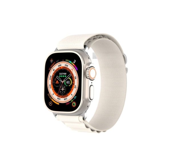 Dux Ducis Apple DUX DUCIS strap GS nylon for Apple Watch 42 / 44 / 45 / 49 mm platinium Black