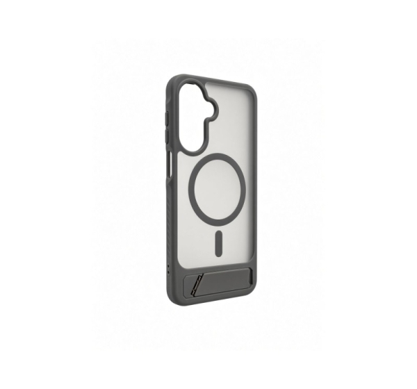 Evelatus Samsung  Galaxy A17 4G / A17 5G Rubber Coated MagSafe With Stand Case Smoke Grey