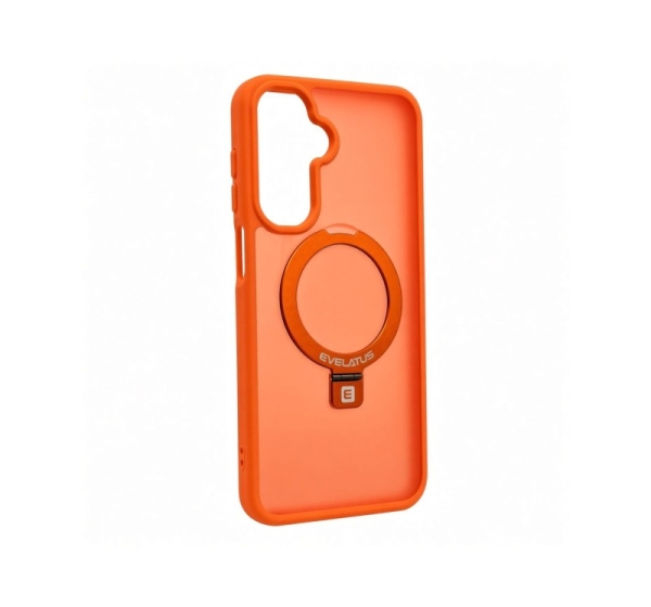 Evelatus Samsung  Galaxy A17 4G / A17 5G Shield Case With MagSafe & Stand Matte Ring Orange
