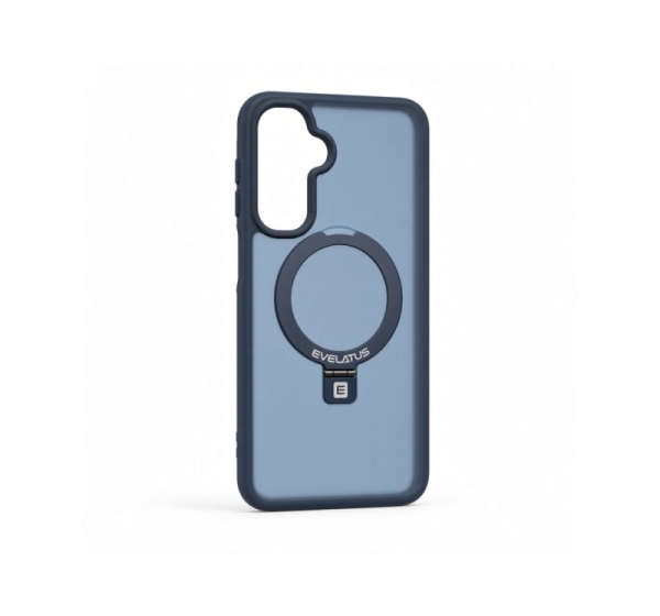 Evelatus Samsung  Galaxy A17 4G / A17 5G Shield Case With MagSafe & Stand Matte Ring Navy Blue