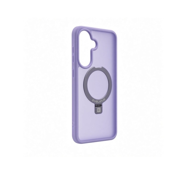 Evelatus Samsung  Galaxy A57 Shield Case With MagSafe & Stand Matte Ring Lavender Purple