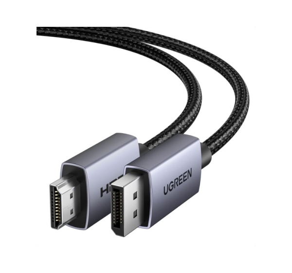 Ugreen DisplayPort (DP) spraudnis - HDMI vienvirziena spraudni 4K@30Hz 1m melns DP125 UGREEN