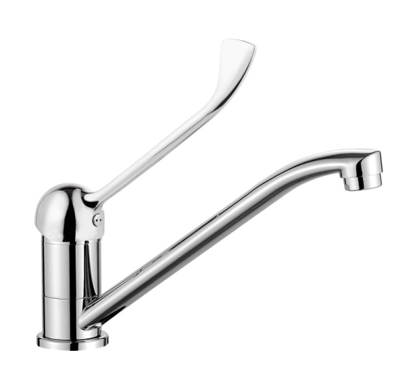 Clinic kitchen faucet with lever