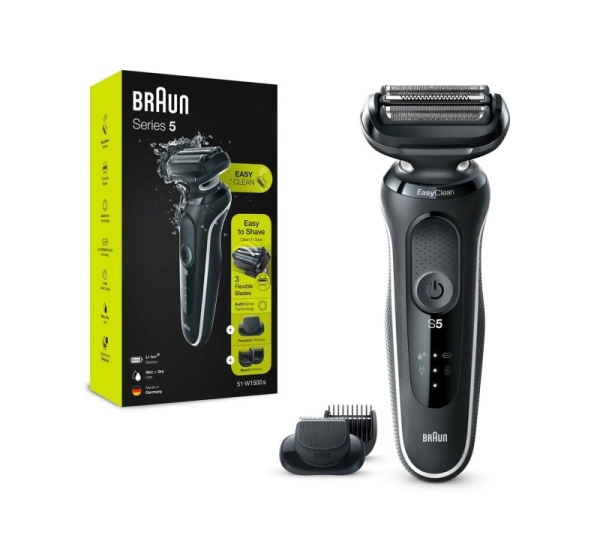 Braun Series 5 51-W1500s Foil shaver Trimmer Black