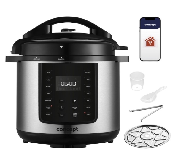 Concept CK8001 multi cooker 5.6 L 1000 W Black, Stainless steel