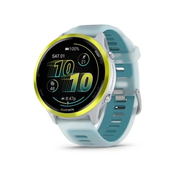 Garmin Forerunner 570 3.56 cm (1.4") AMOLED 47 mm Digital 454 x 454 pixels Touchscreen White, Yellow Wi-Fi GPS (satellite)
