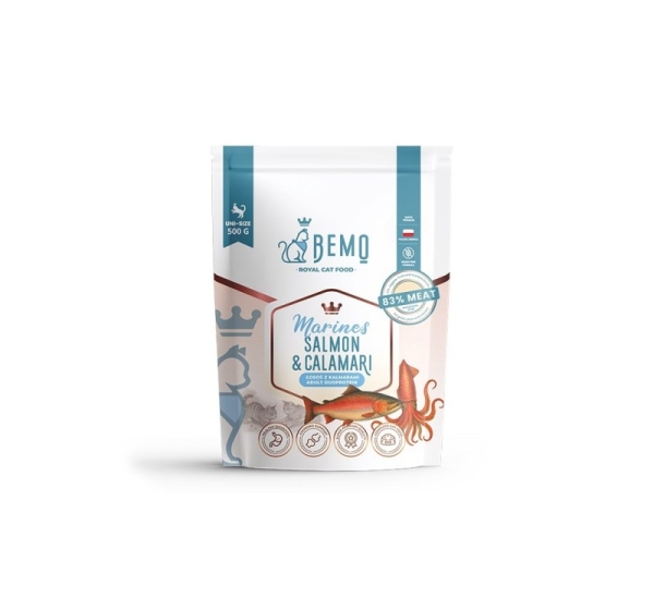 BEMO Cat Marines Salmon & Calamari - dry cat food - 500g
