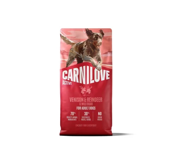CARNILOVE Active Venison & Reindeer - dry dog food - 12kg