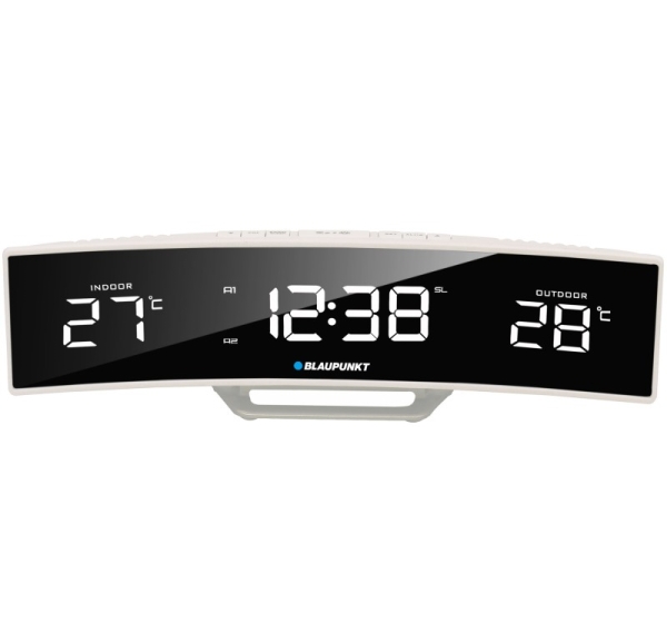 Blaupunkt CR12WH alarm clock Digital alarm clock Black, White