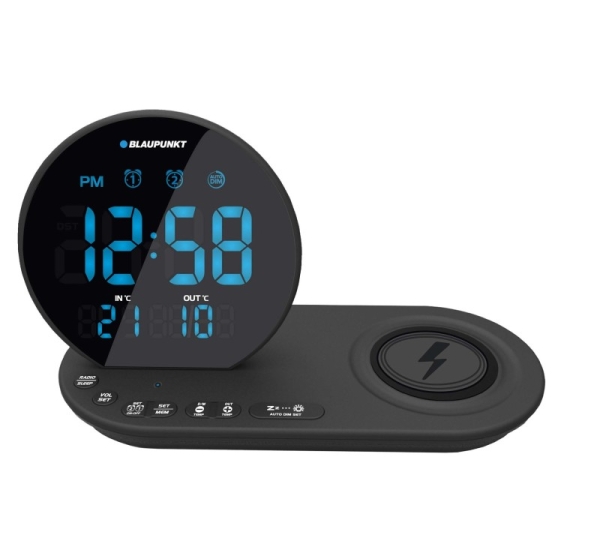 Blaupunkt CR85BK alarm clock Digital alarm clock Black