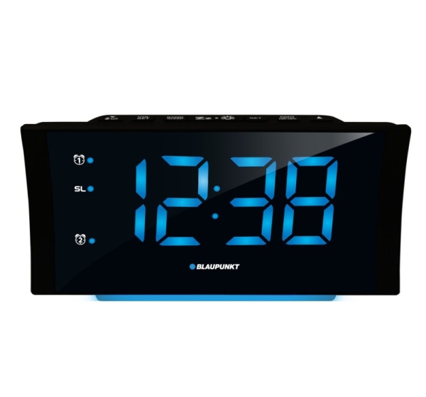 Blaupunkt CR80USB Digital alarm clock Black